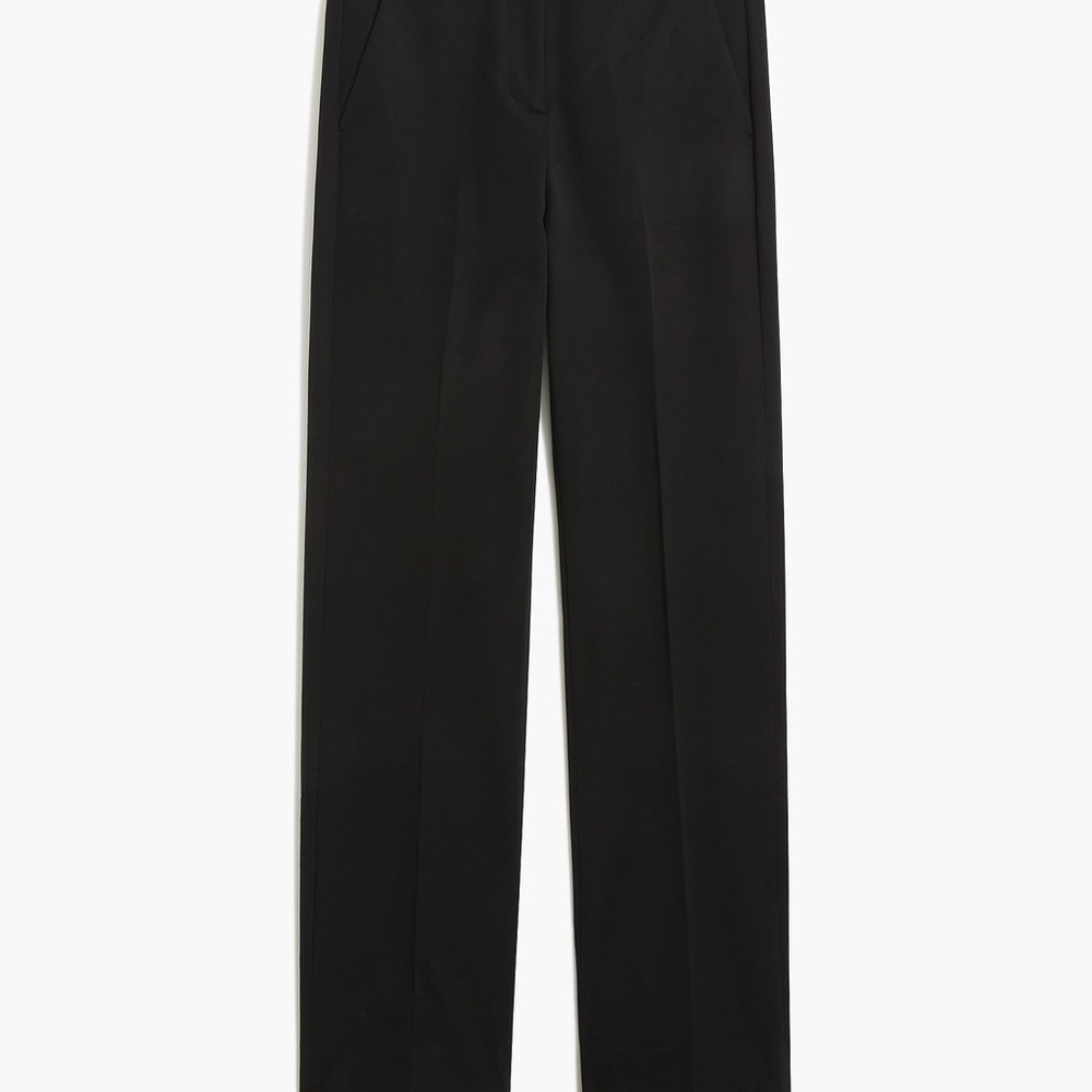 J. Crew Women's Black Straight Leg Pants